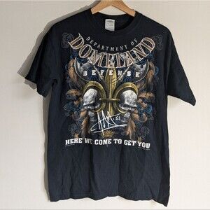 New Orleans Saints Department of Domeland Defense Security Graphic Tee Tshirt